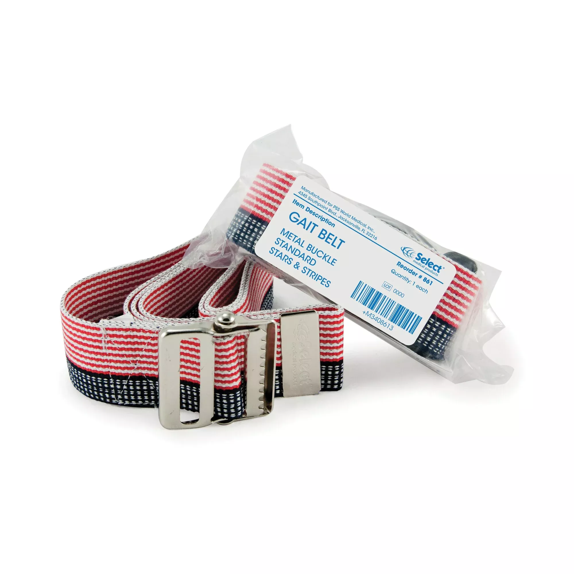 McKesson Stars and Stripes Gait Belt
