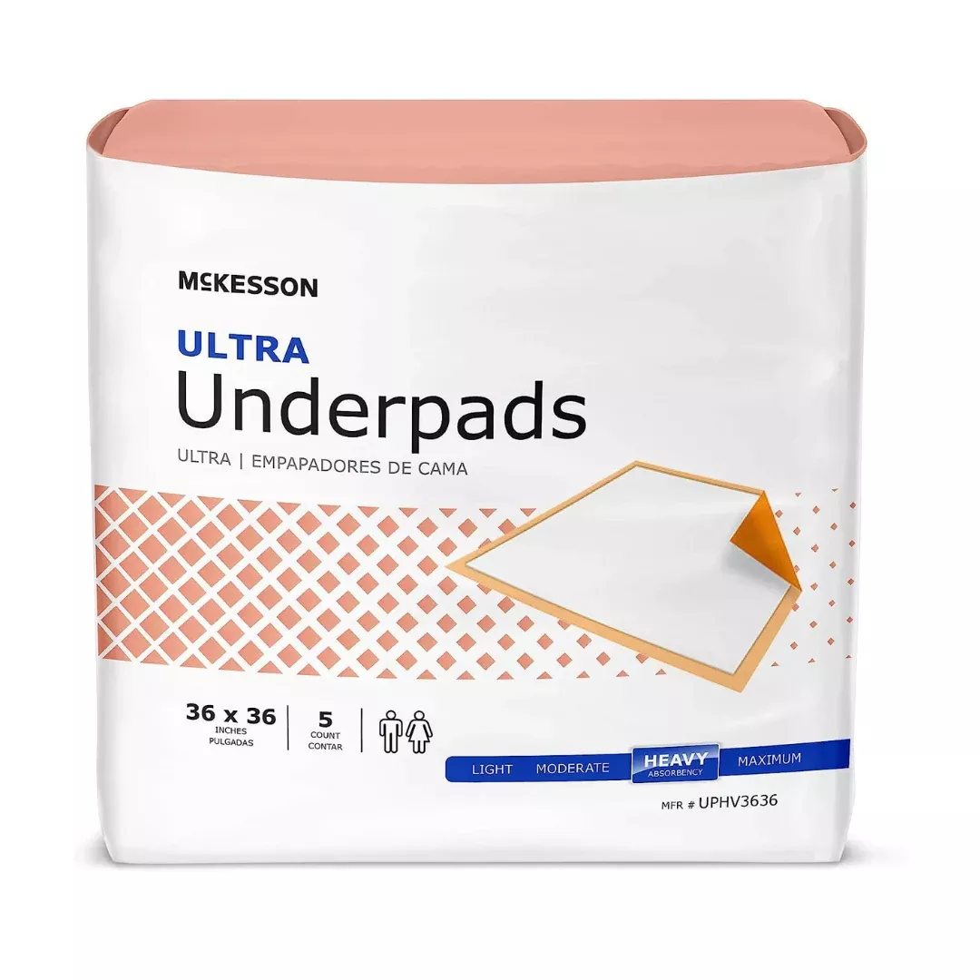McKesson StayDry Ultra Underpads - Disposable Heavy Absorbency