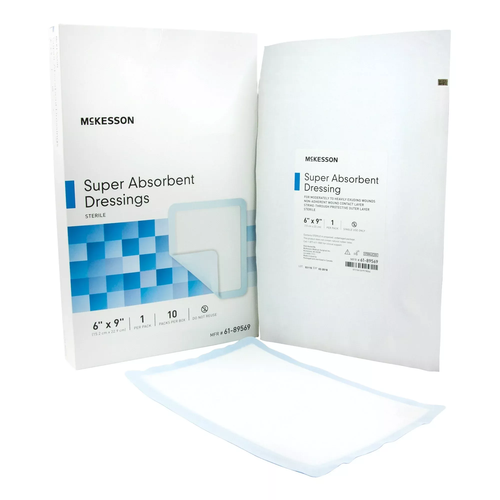 McKesson Super Absorbent Dressing