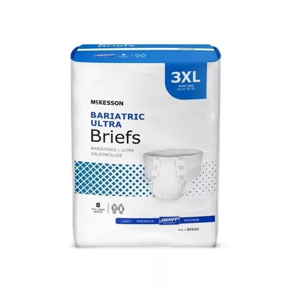 McKesson Ultra Plus Bariatric Briefs