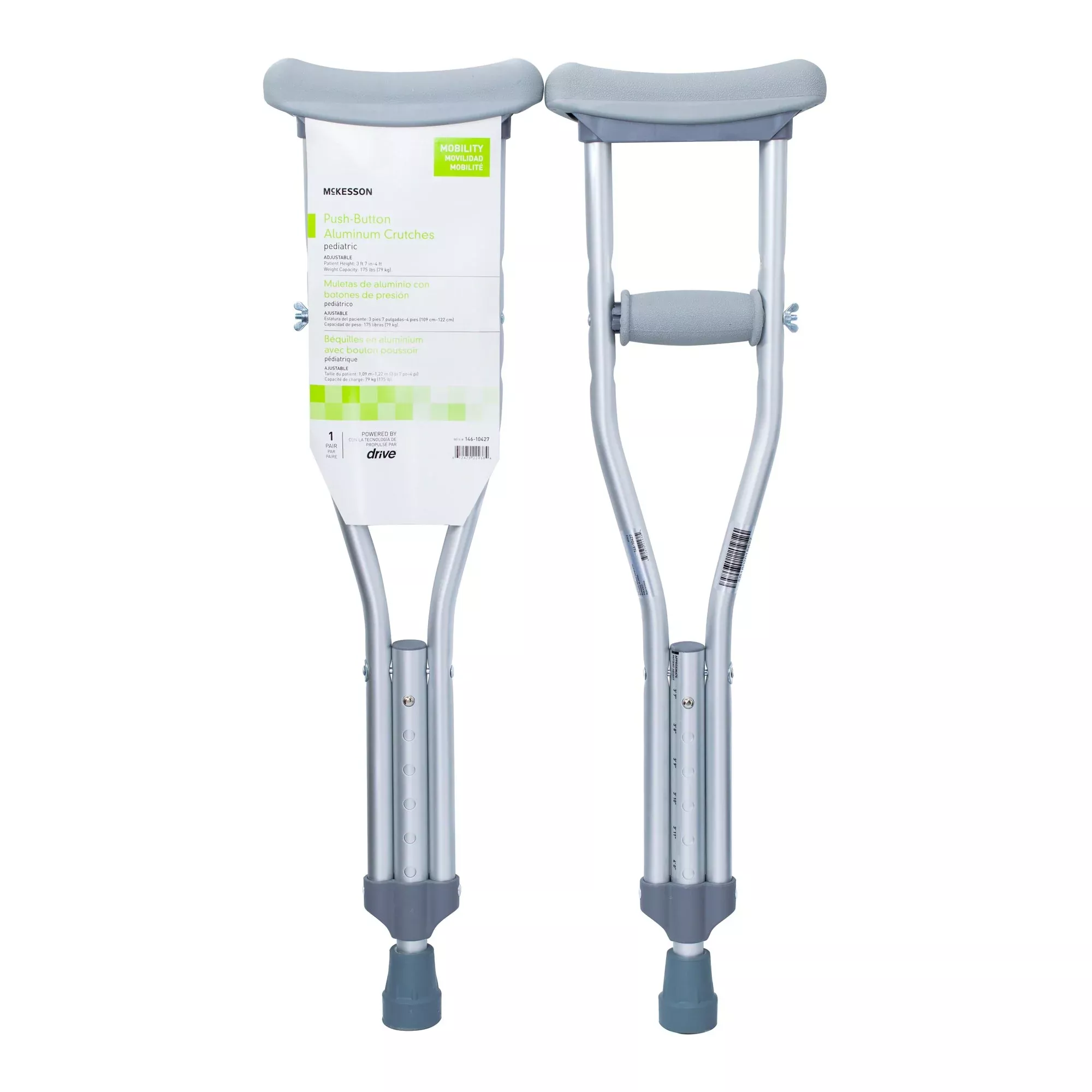 McKesson Underarm Crutches for Adults and Children