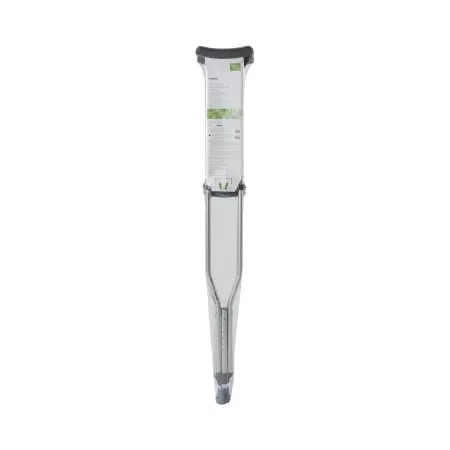 McKesson Underarm Crutches McKesson Aluminum Frame Tall Adult 350 lbs. Weight Capacity Push Button / Wing Nut Adjustment - Case of 8 - 146-10402-8-CS