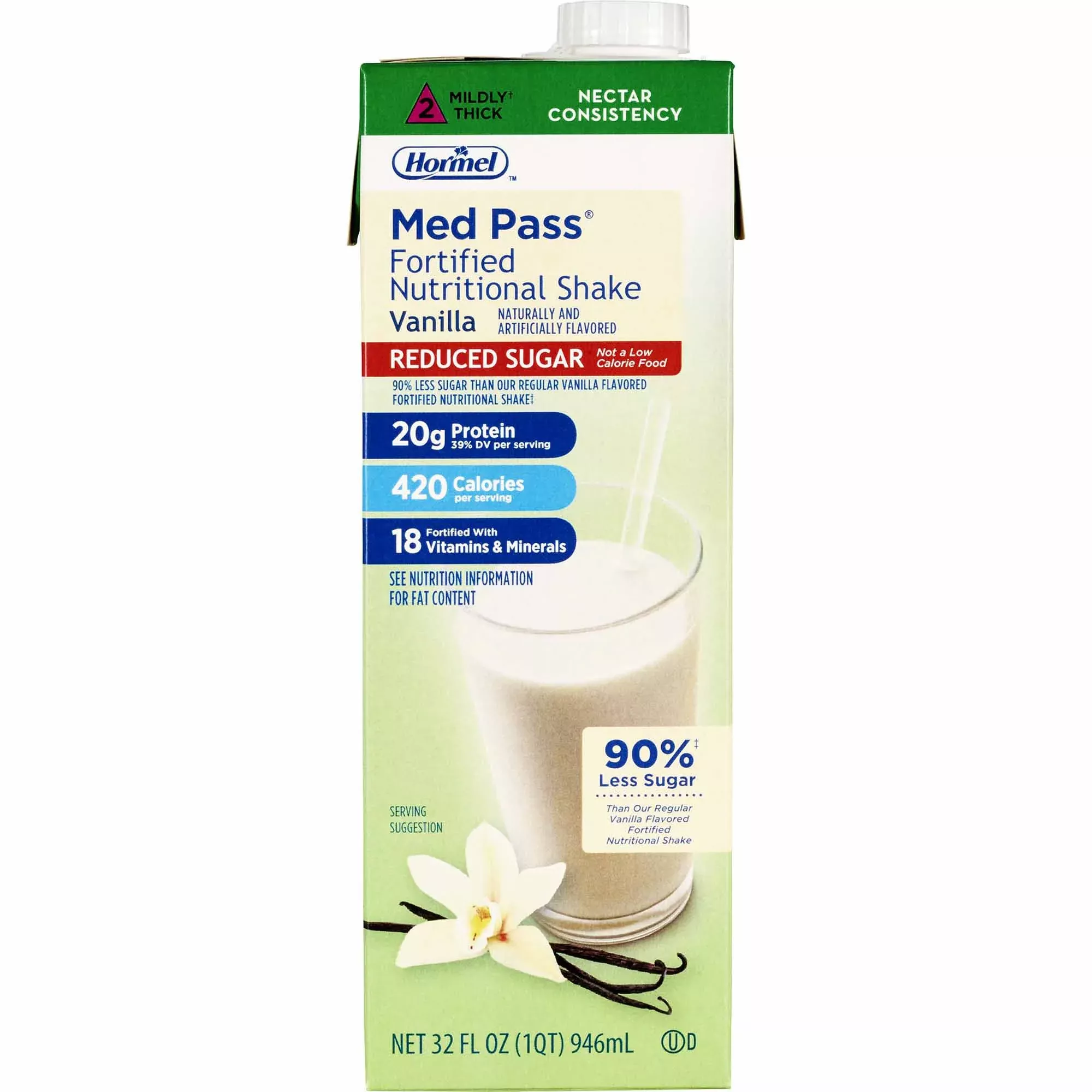 Med Pass Reduced Sugar Vanilla Fortified Nutritional Shake