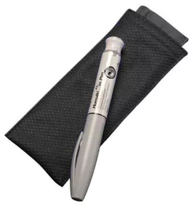 Medicool P-PEN BLACK - Poucho Cooling Pouch for Single Insulin Pen, Black