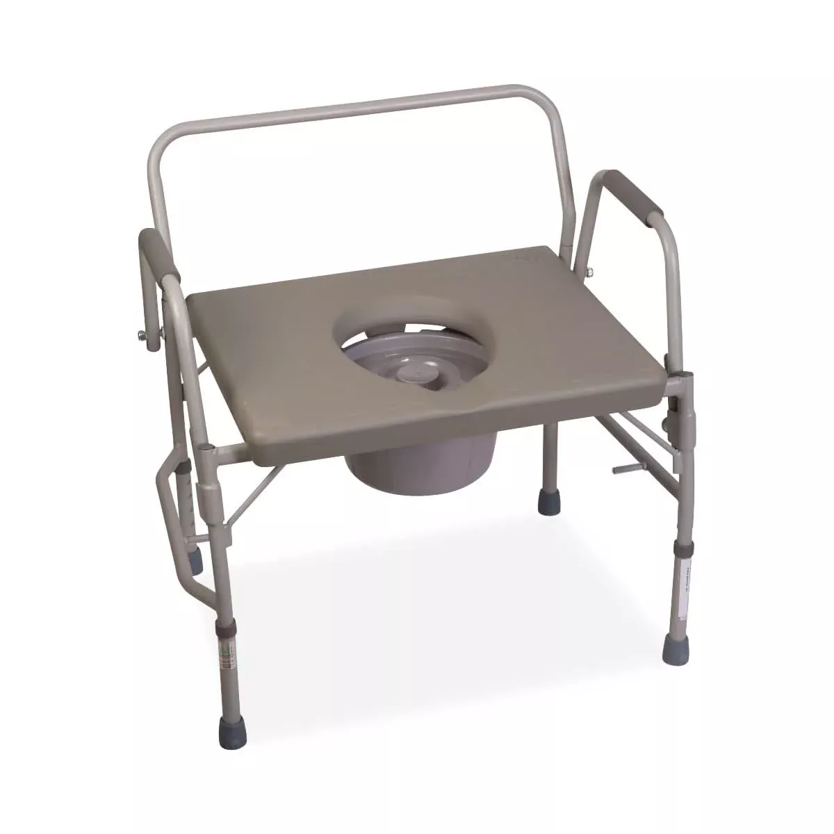 Medline 2 x Healthsmart Bariatric 3-in-1 Bedside Commode with Drop Arms