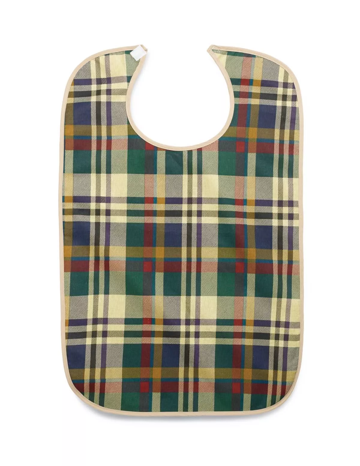 Medline 2 x Medline Tartan Print Hook-and-Loop Clothing Protectors