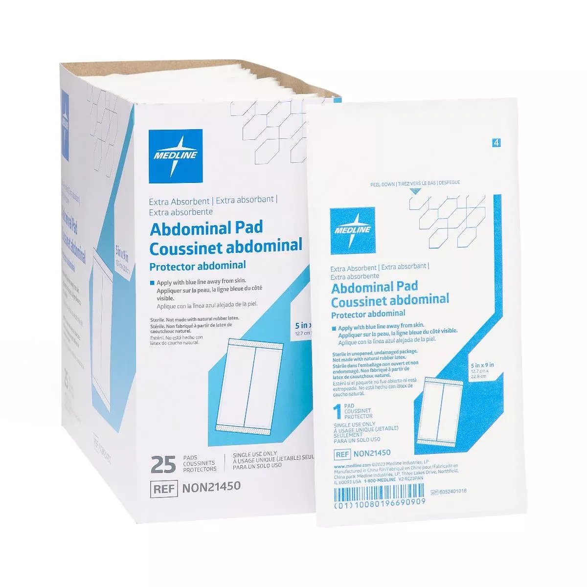 Medline Abdominal ABD Pads