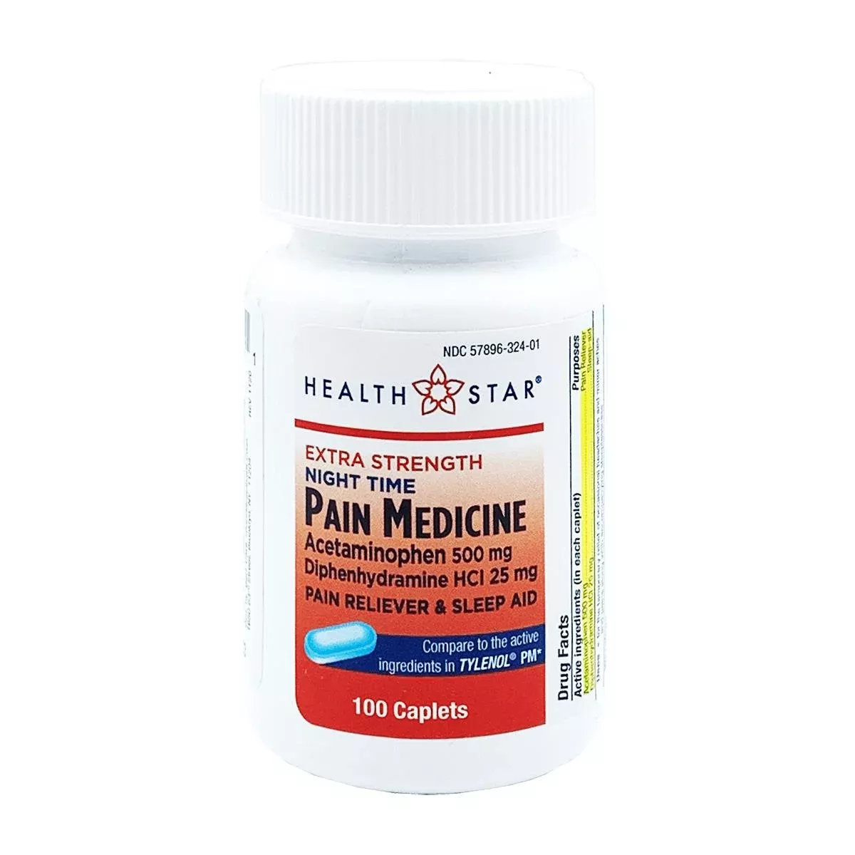 Medline Acetaminophen PM Extra-Strength Caplets