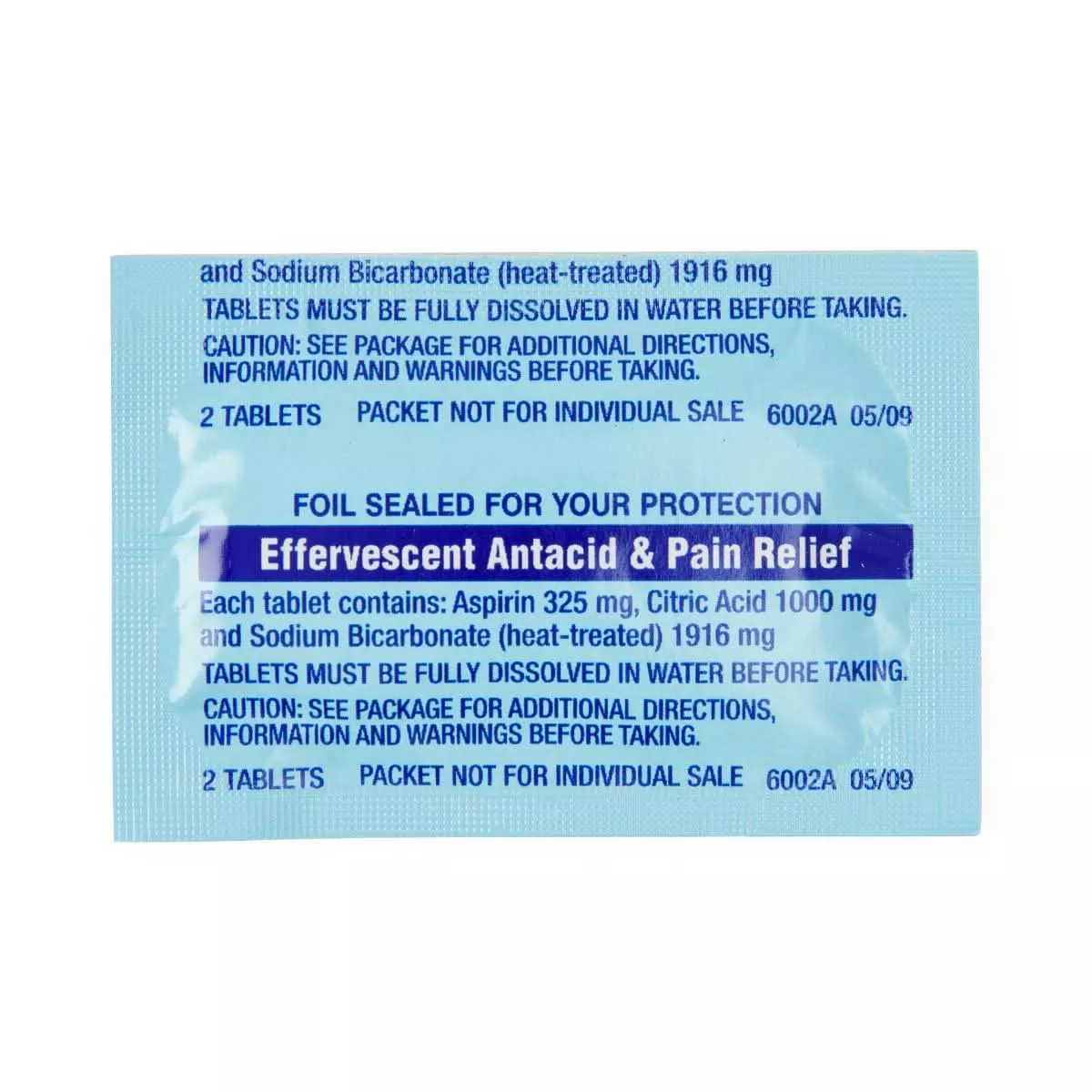 Medline Alka-Seltzer Original Flavor Effervescent Tablets