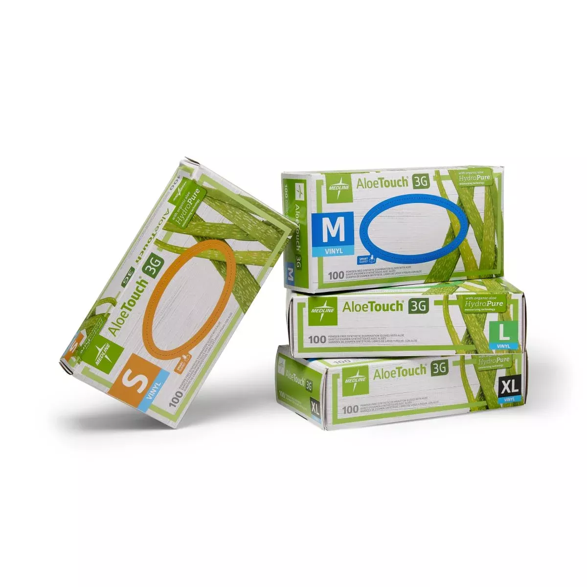Medline AloeTouch 3G Vinyl Exam Gloves