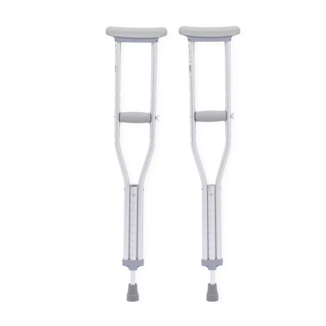 Medline Aluminum Push-Button Crutches