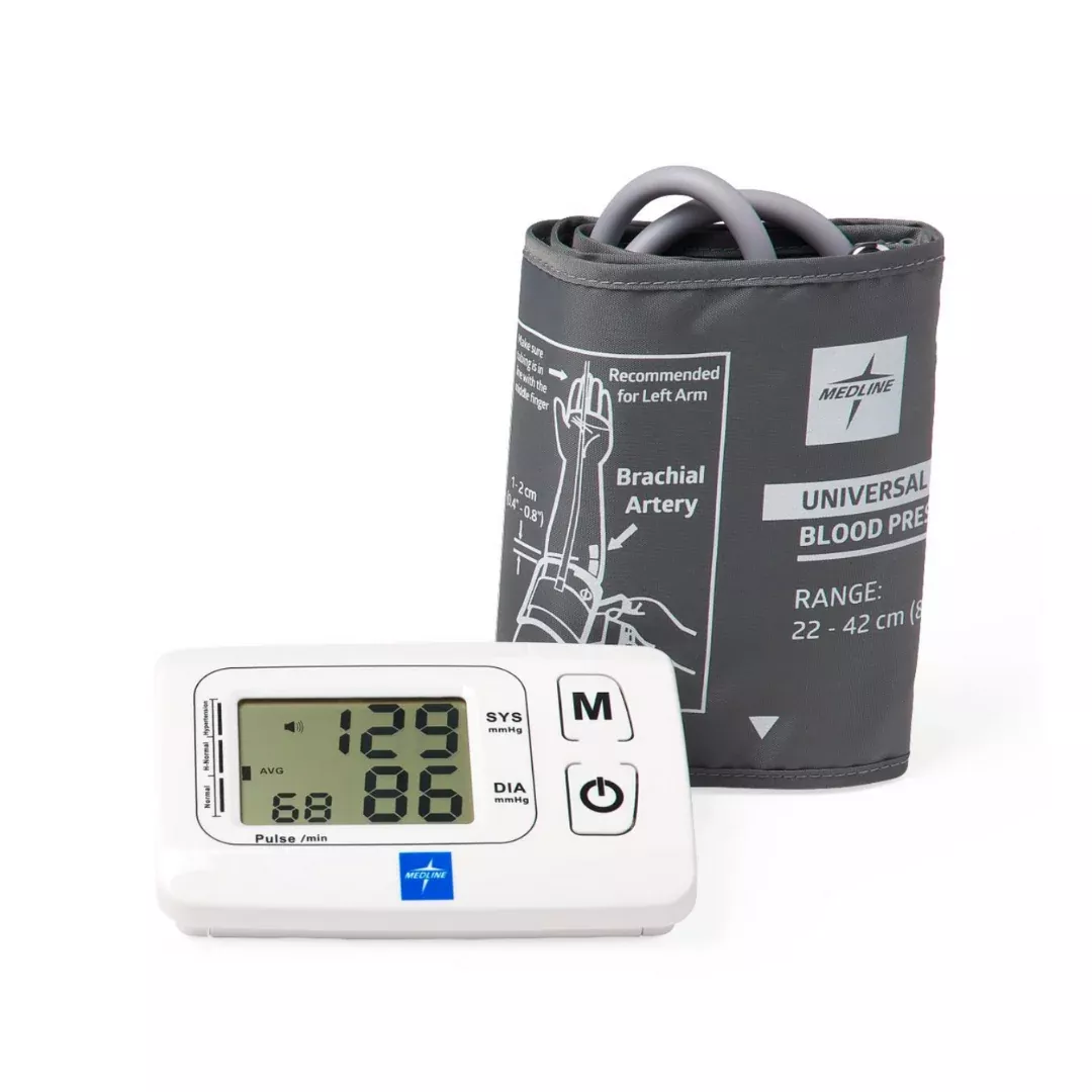 Medline Automatic Digital Blood Pressure Unit With Talking Feature