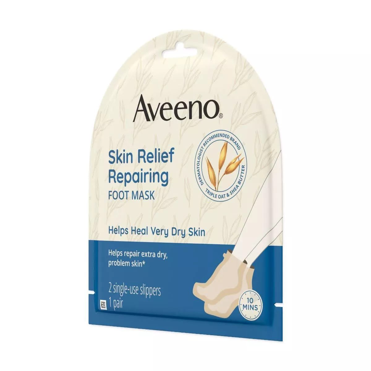 Medline Aveeno Repairing Cica Foot Mask