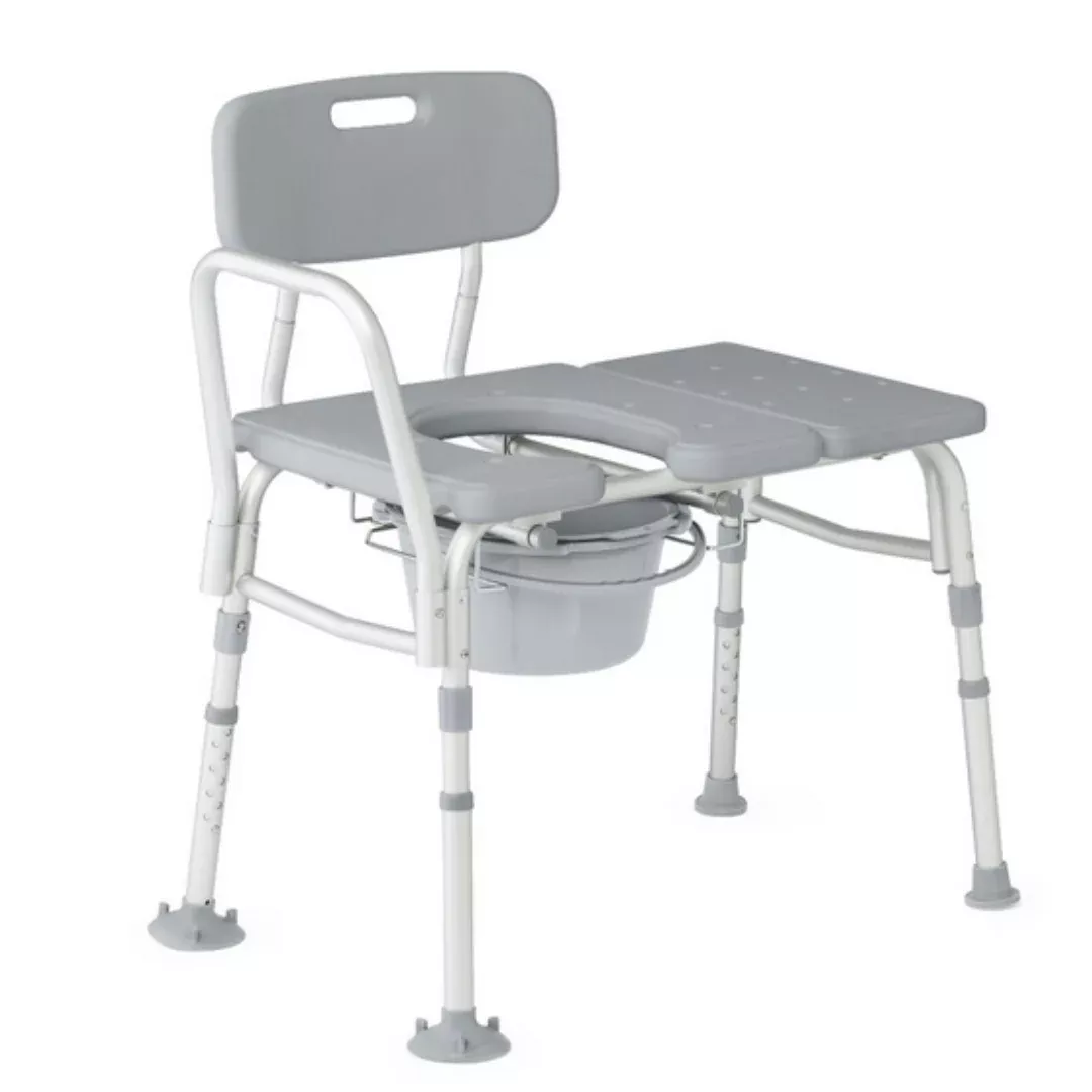 Medline Bariatric Combination Transfer Bench and Commode