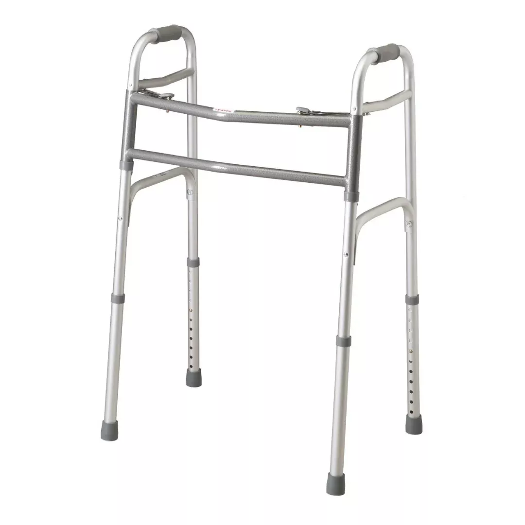Medline Bariatric Extra Wide Folding Walker -Supports up to 500 lbs