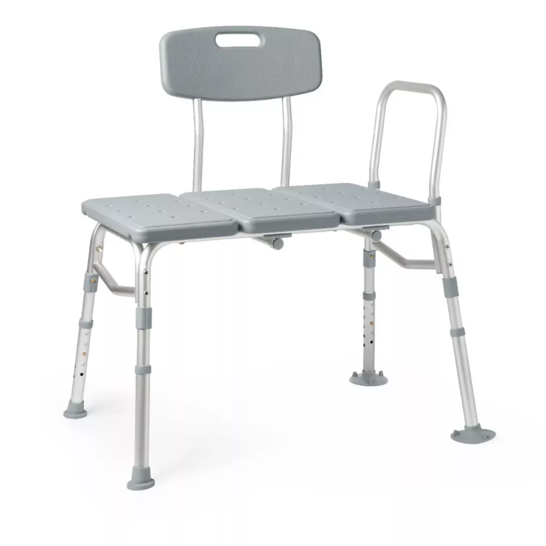 Medline Bariatric Transfer Bath Bench with Back