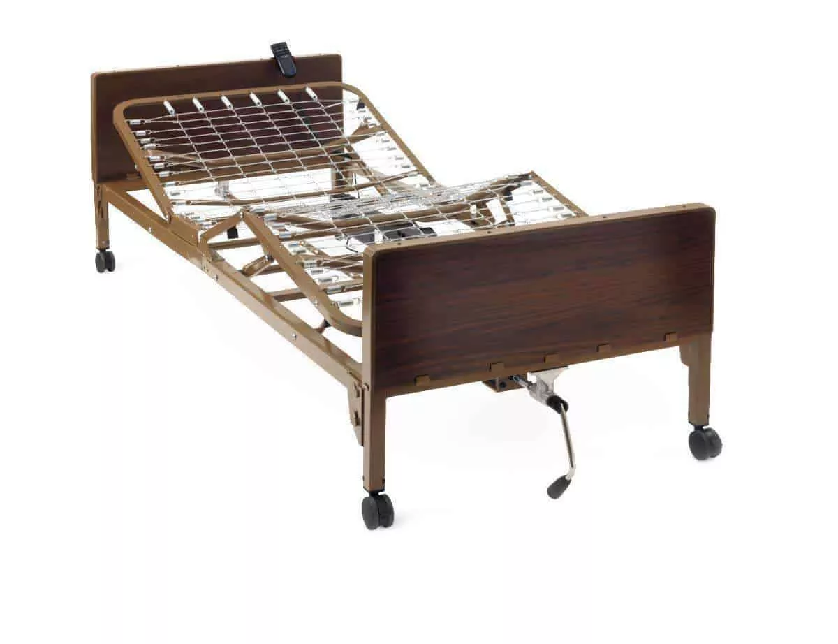 Medline Basic Full-Electric Light Bed Frame Only