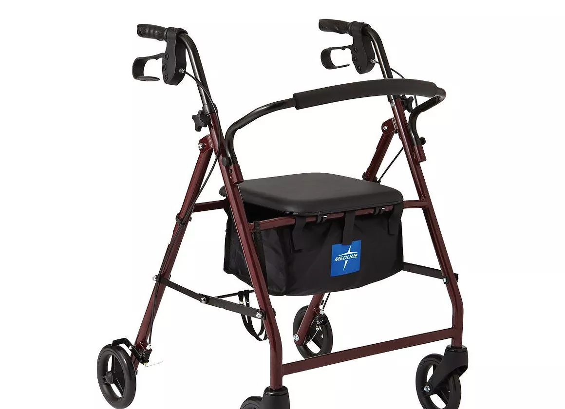 Medline Basic Steel Walker/Rollators