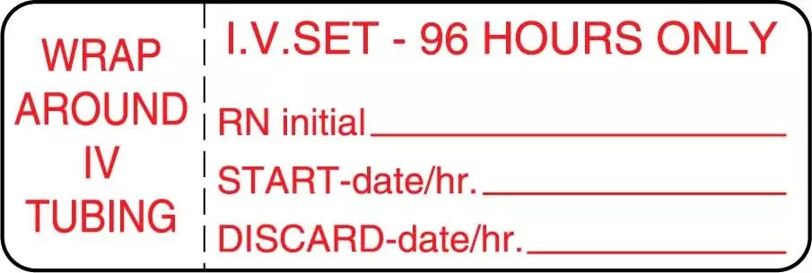 Medline Centurion IV Set Wraparound Labels