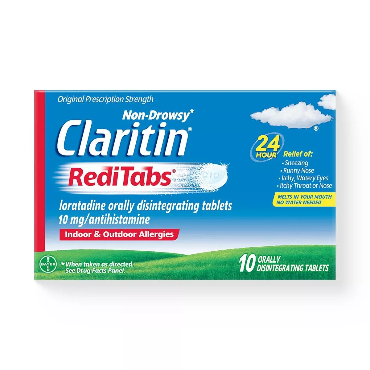 Medline Claritin RediTabs Non-Drowsy Orally Disintegrating Tablets