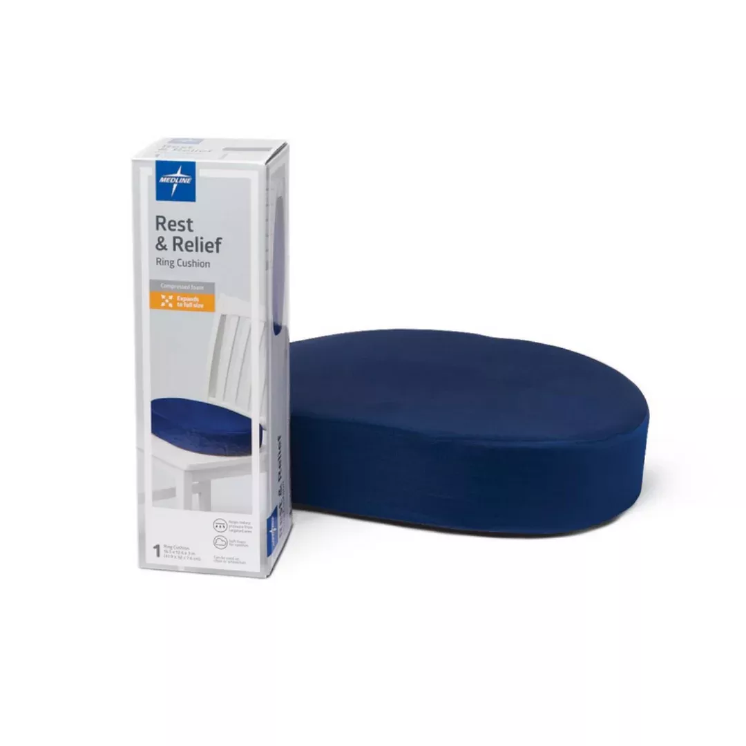 Medline Compressed Foam Rings with Tailbone Cutout