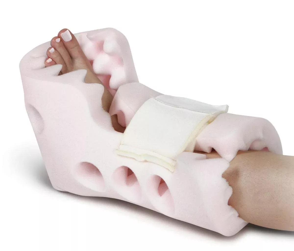 Medline Convoluted Foam Boots with Hook & Loop Closure -Pack of 2