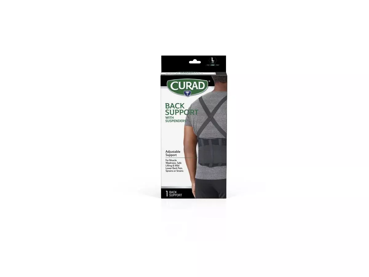 Medline CURAD Back Supports with Suspenders