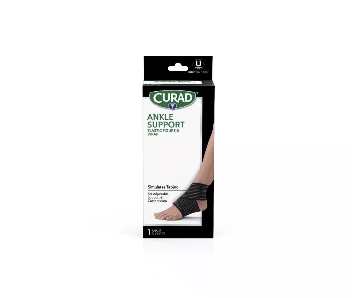 Medline CURAD Figure-8 Elastic Ankle Wraps