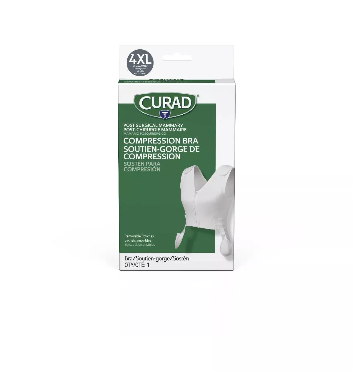 Medline CURAD Post-Surgical Mammary Compression Bras