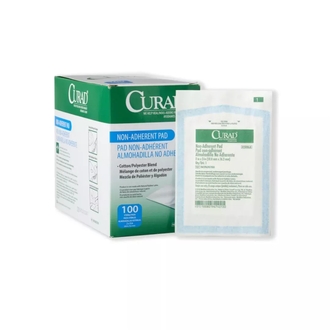 Medline CURAD Sterile Nonadherent Dressing Pads