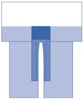 Medline CVMax Split Surgical Drapes with Clear Anesthesia Screen