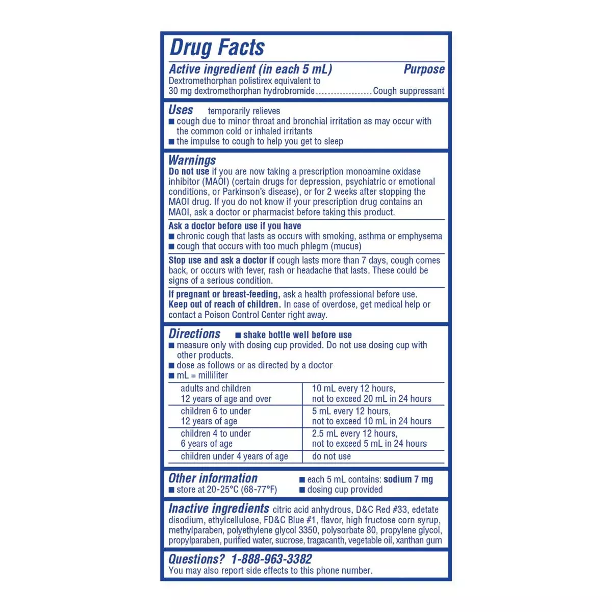 Medline Delsym Cough Suppressant Liquid
