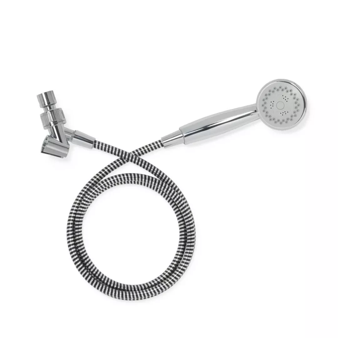 Medline Deluxe Chrome Handheld Showerhead with 3 Massage Functions