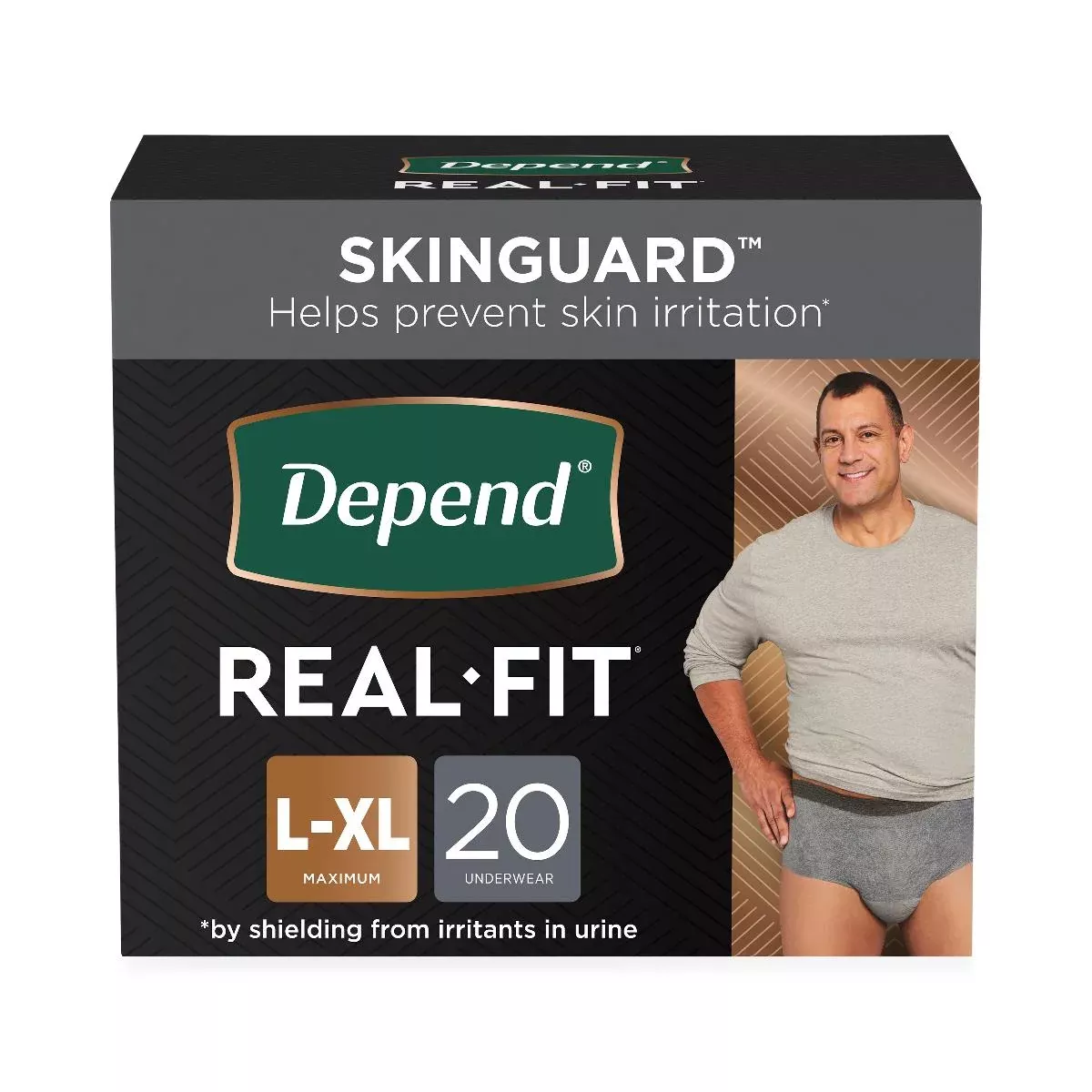 Medline Depend FIT-FLEX Maximum Absorbency Men's Underwear