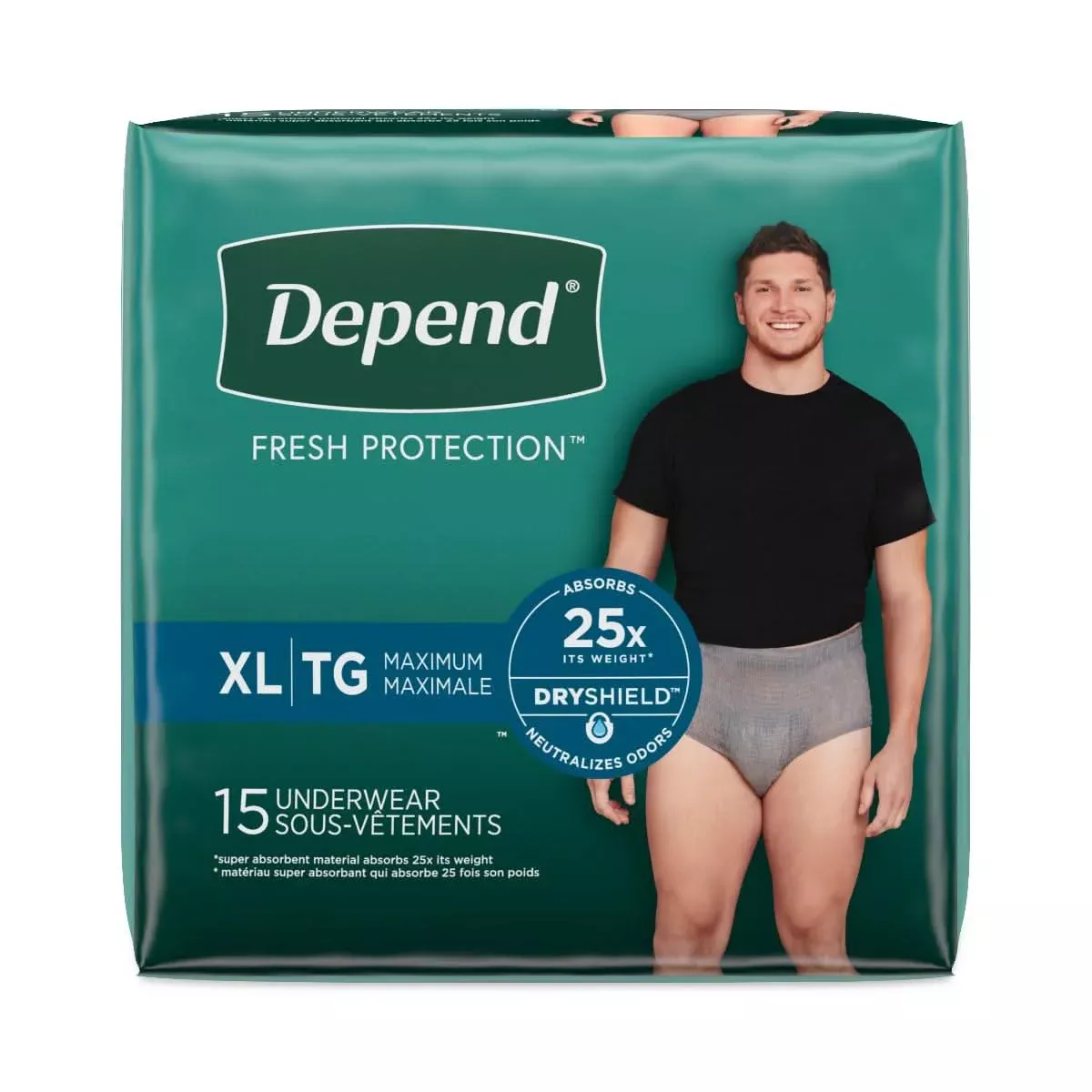 Medline Depend FIT-FLEX Underwear for Men
