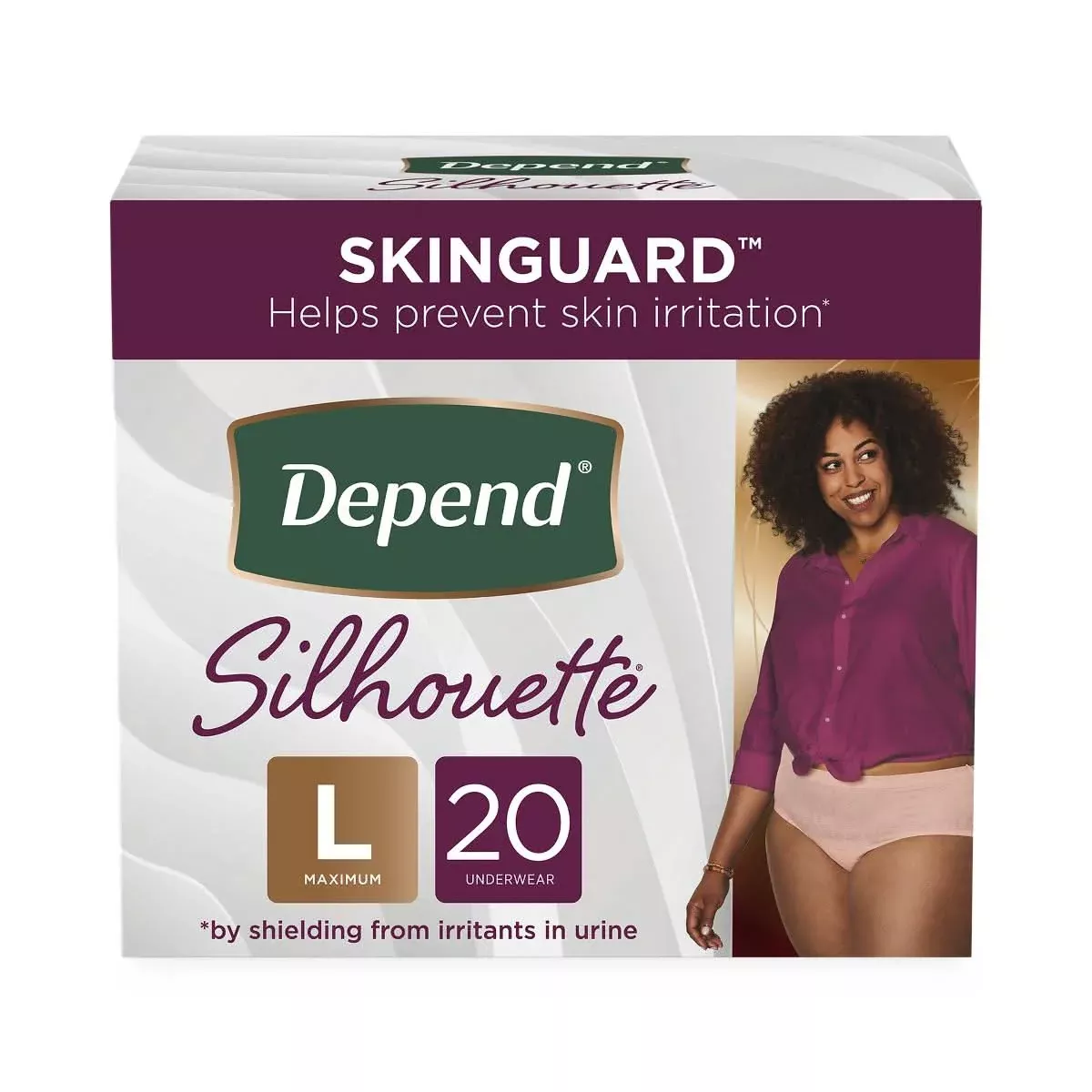 Medline Depend Silhouette Women's Maximum Absorbency Briefs