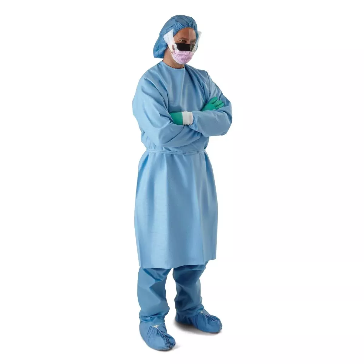 Medline Disposable Premium Breathable Chemotherapy Gown