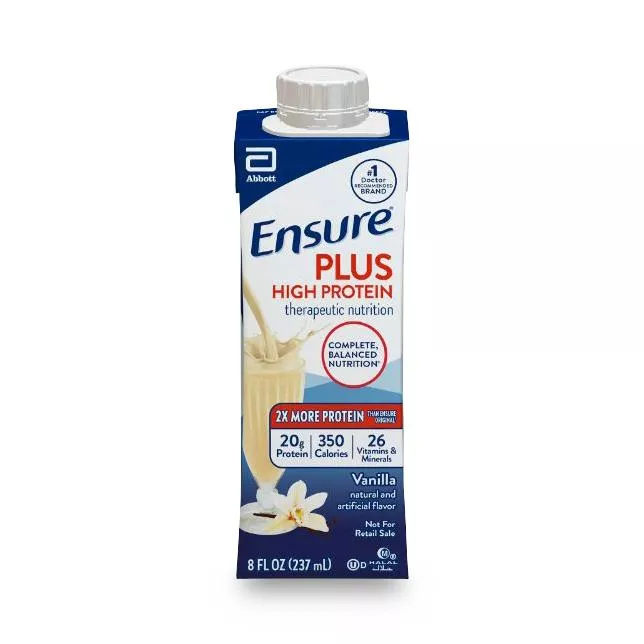 Medline Ensure Plus High Protein Therapeutic Nutrition Shakes