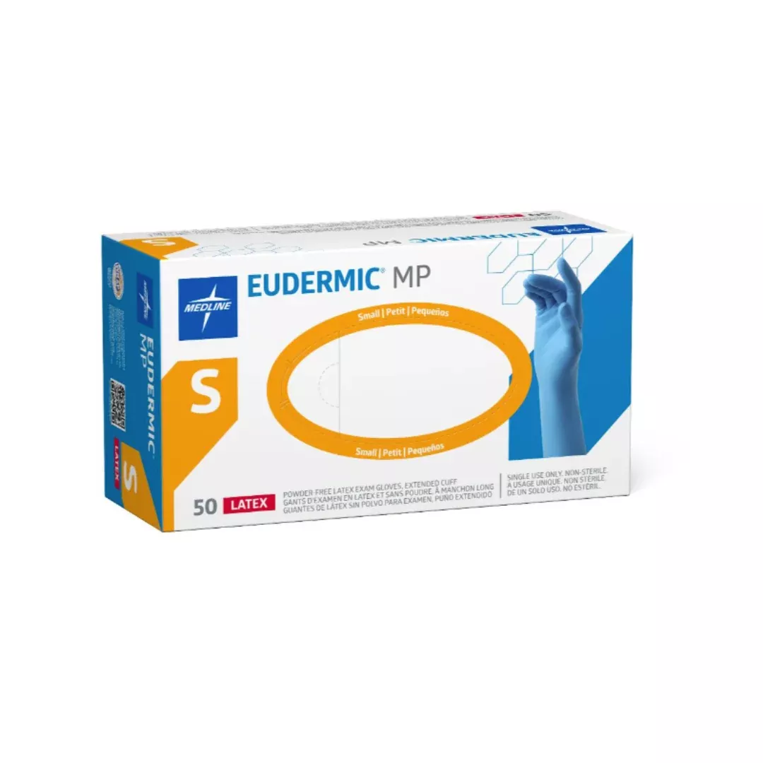 Medline Eudermic MP High-Risk Powder-Free Latex Exam Gloves