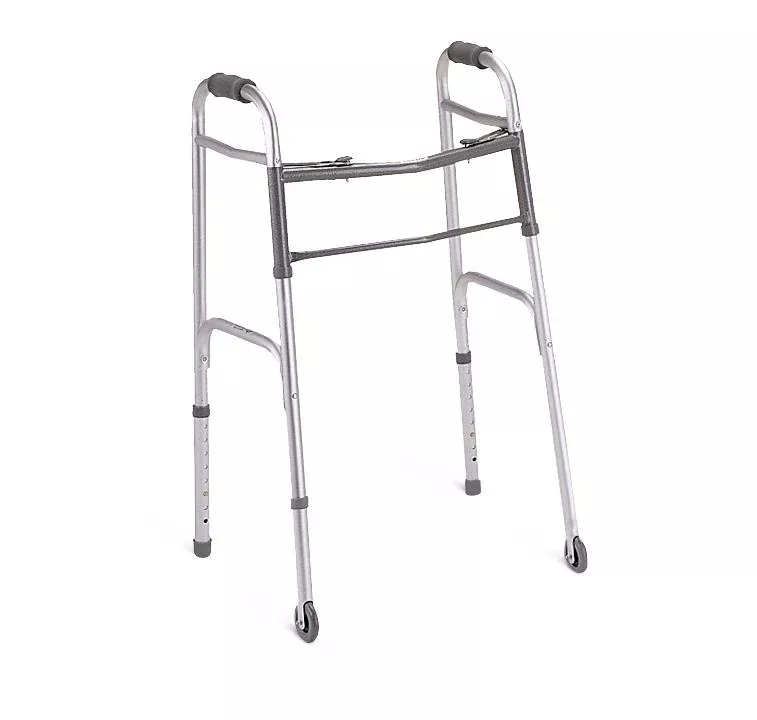 Medline Folding Walkers with 3" Wheels