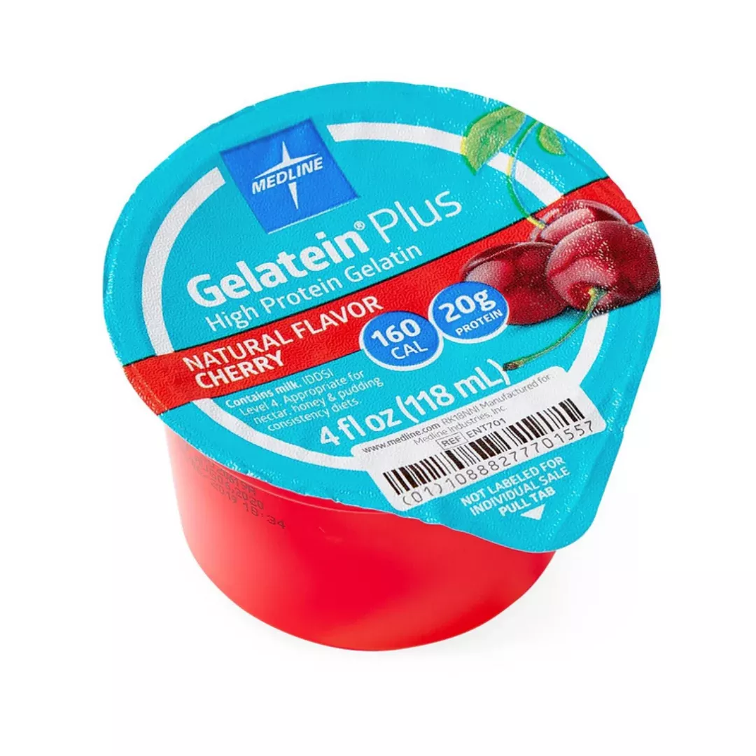 Medline Gelatein Plus - High-Protein Gelatin - Case of 36