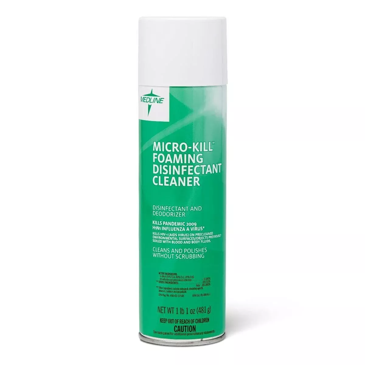 Medline Germicidal Micro-Kill Foaming Disinfectant Cleaner - 17 OZ