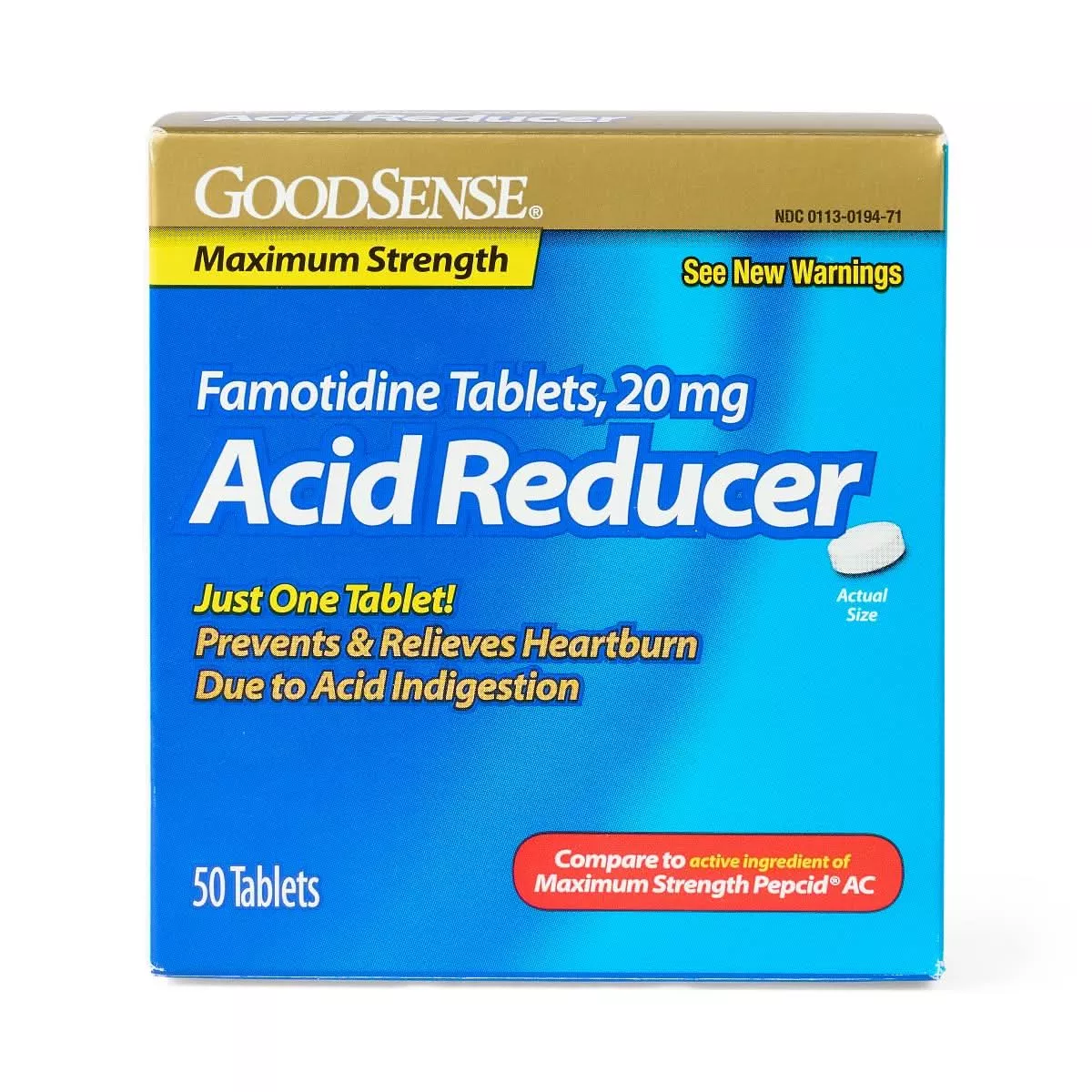 Medline GoodSense Famotidine Tablets