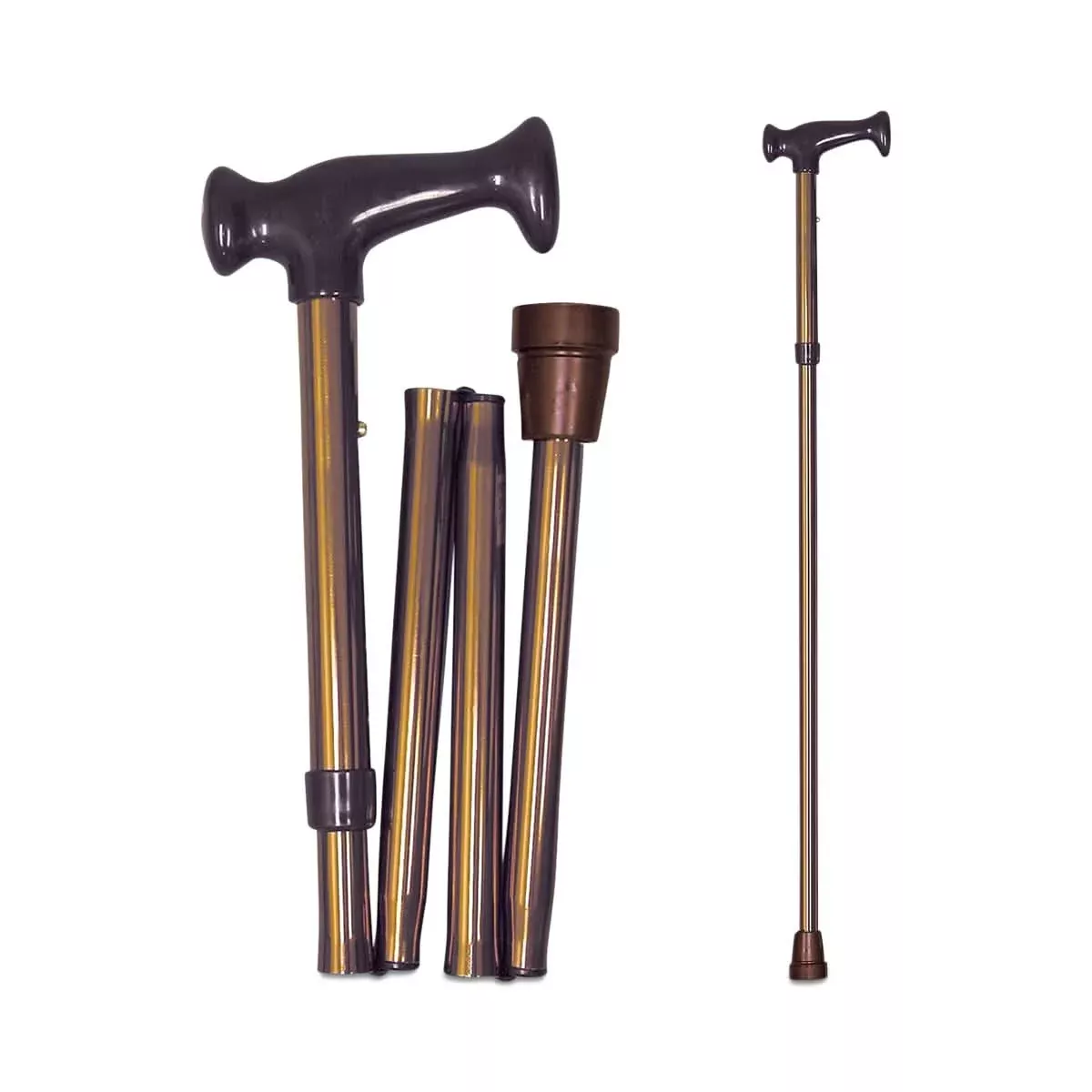 Medline HealthSmart Adjustable Folding Walking Canes