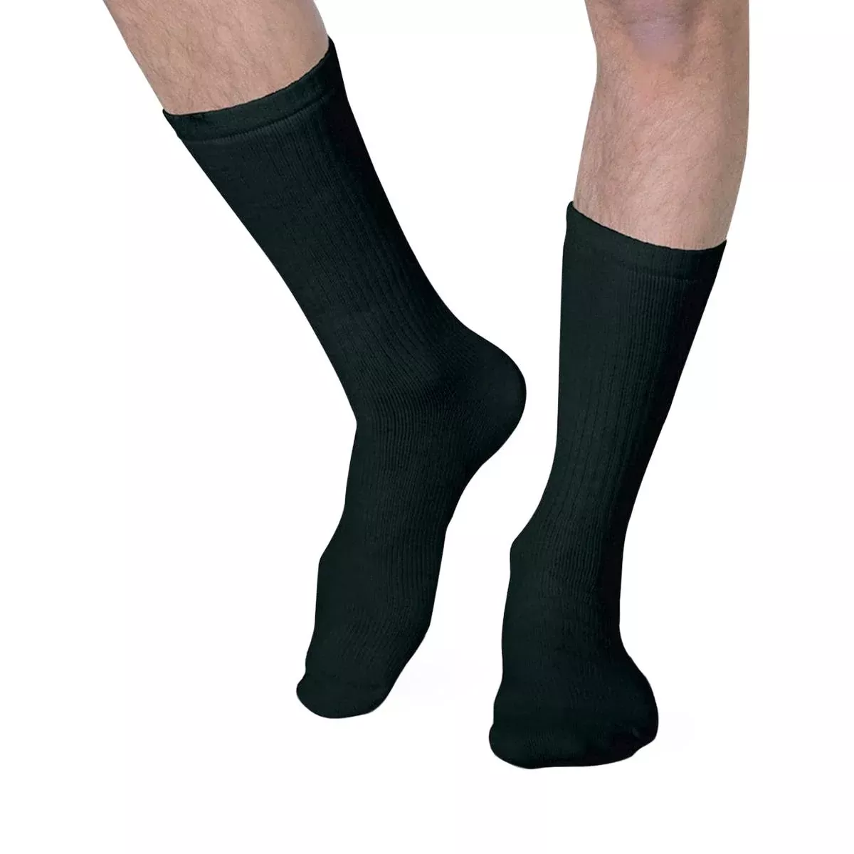 Medline Heelbo Diabetic Crew Socks