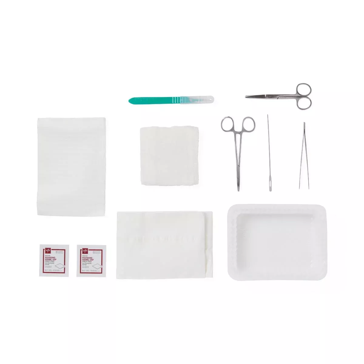 Medline Incision and Drainage Trays with COMFORT LOOP Instruments