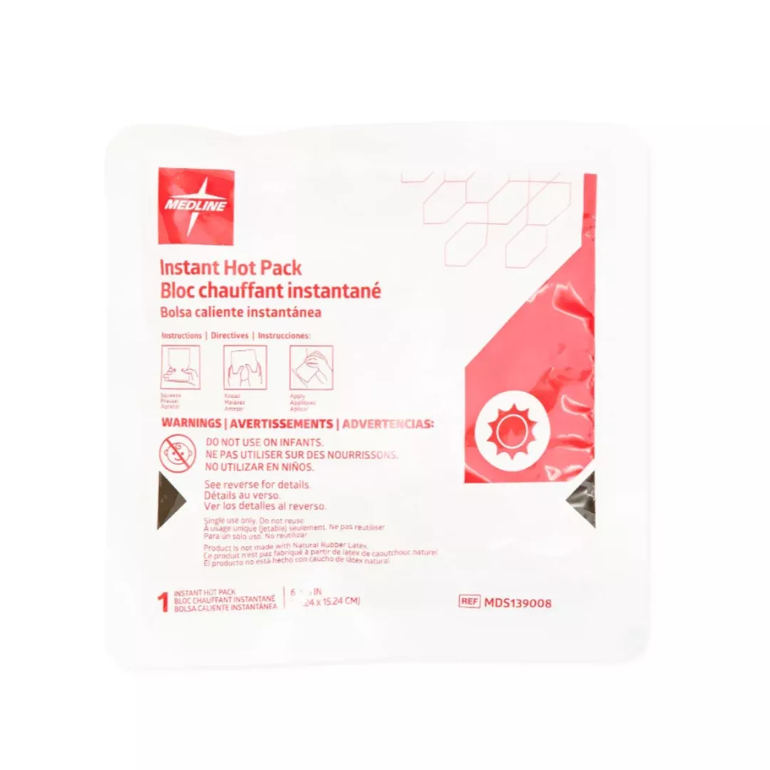 Medline Instant Hot Packs - Portable and Disposable