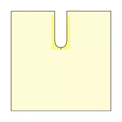 Medline Invisishield PolySurgical U-Drape