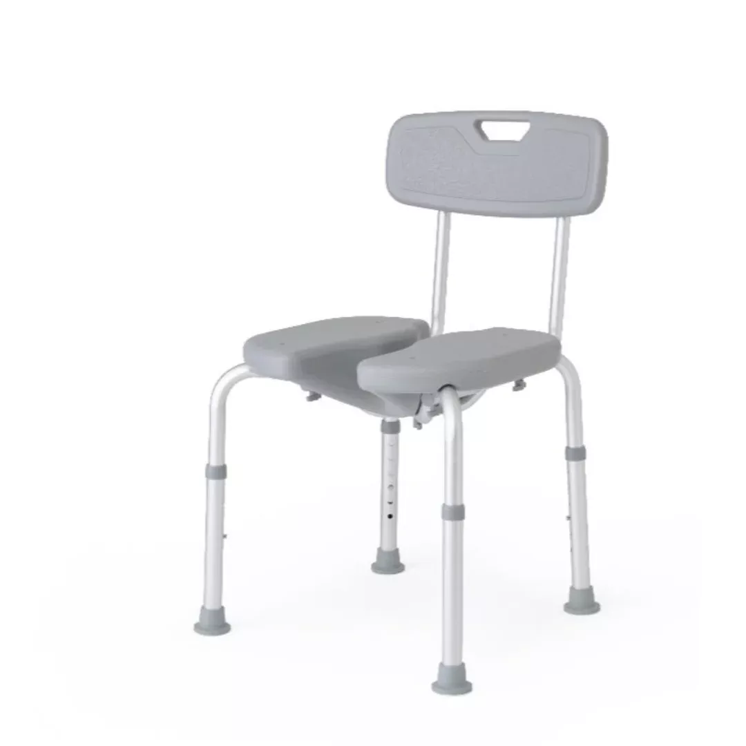 Medline Knockdown Shower Chair with Cutout