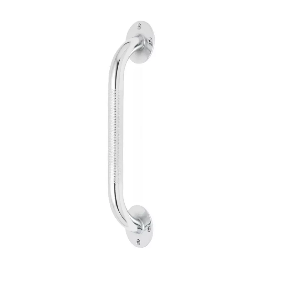 Medline Knurled Chrome Grab Bars - Fall Prevention Bars
